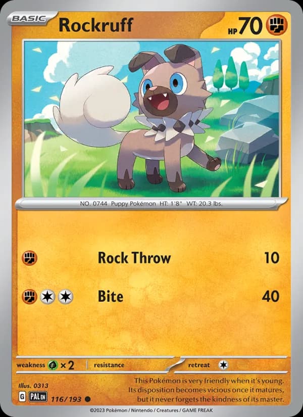 Rockruff — изображение карты