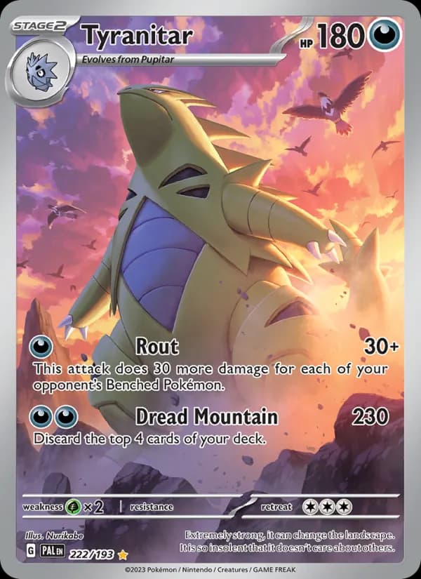 Tyranitar — изображение карты
