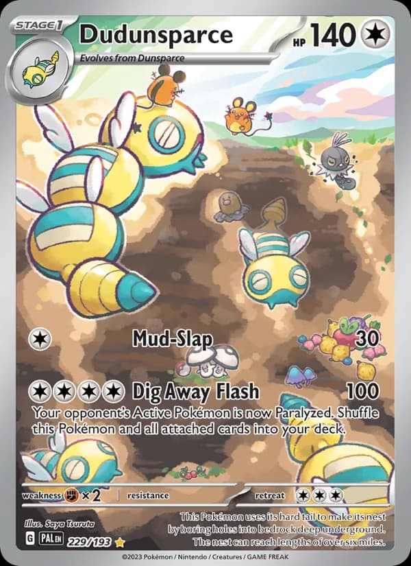 Dudunsparce — изображение карты
