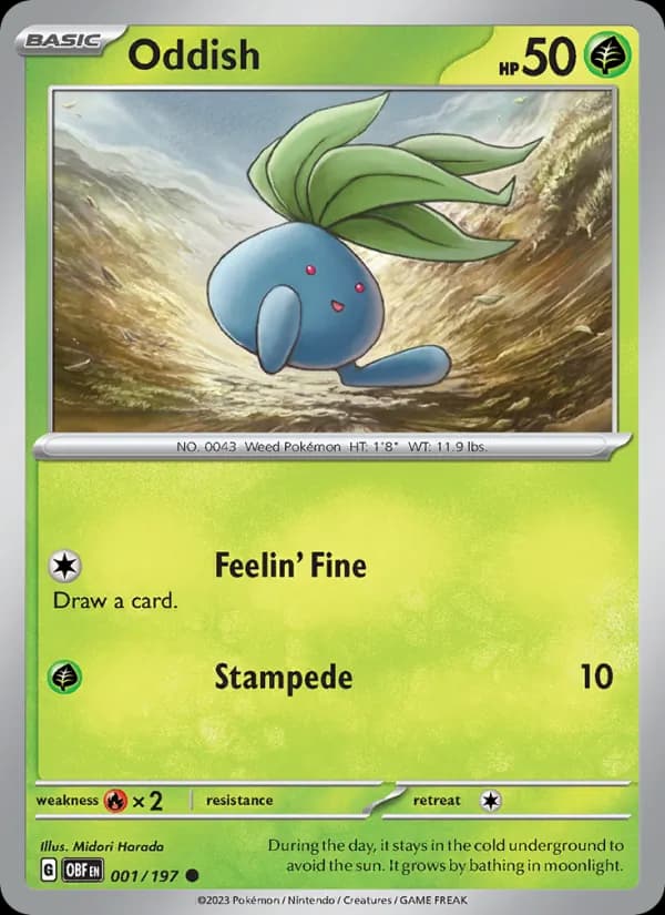 Oddish — изображение карты