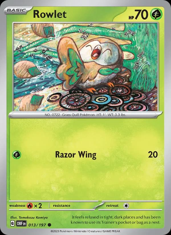Rowlet — изображение карты