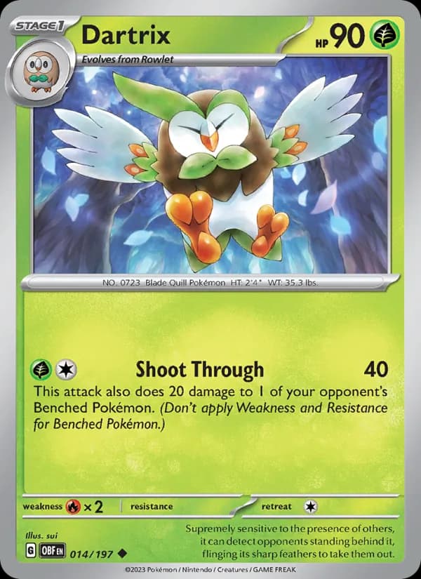 Dartrix — изображение карты