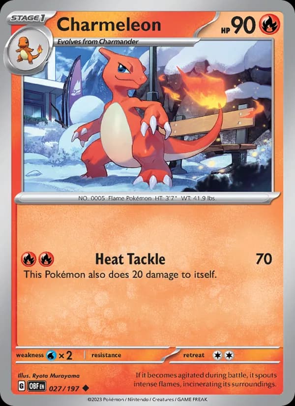 Charmeleon — изображение карты