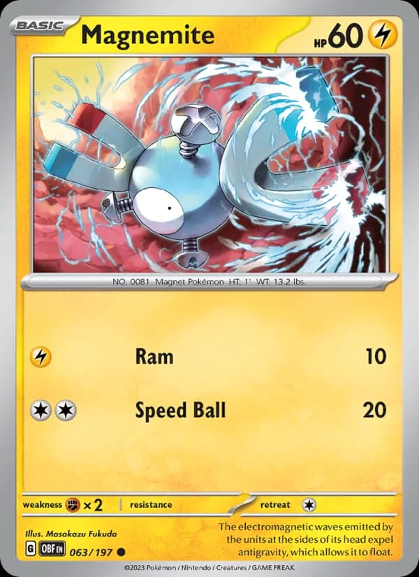 Magnemite — изображение карты