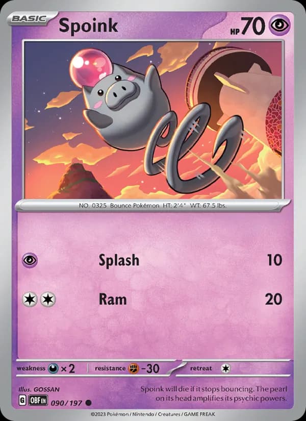 Spoink — изображение карты