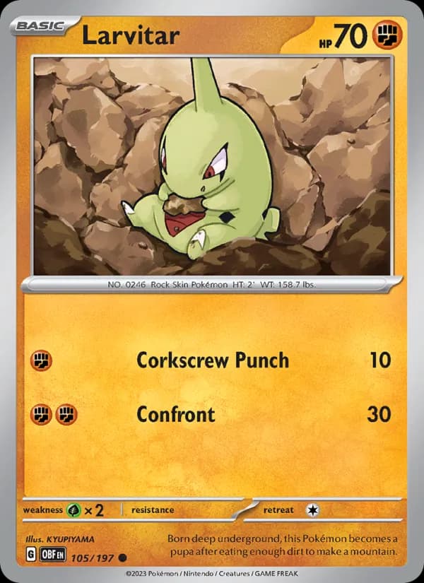 Larvitar — изображение карты