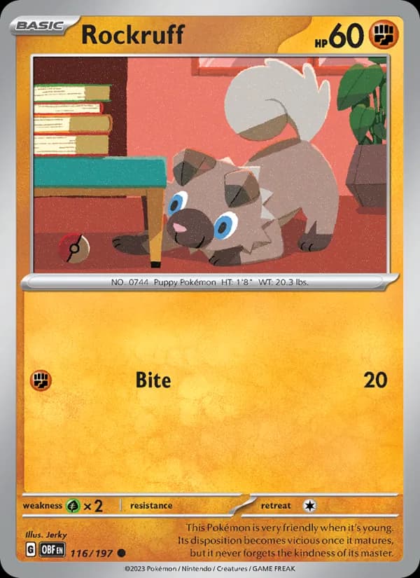 Rockruff — изображение карты