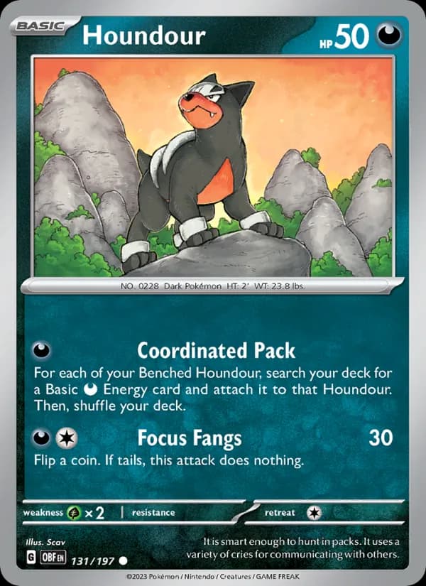 Houndour — изображение карты