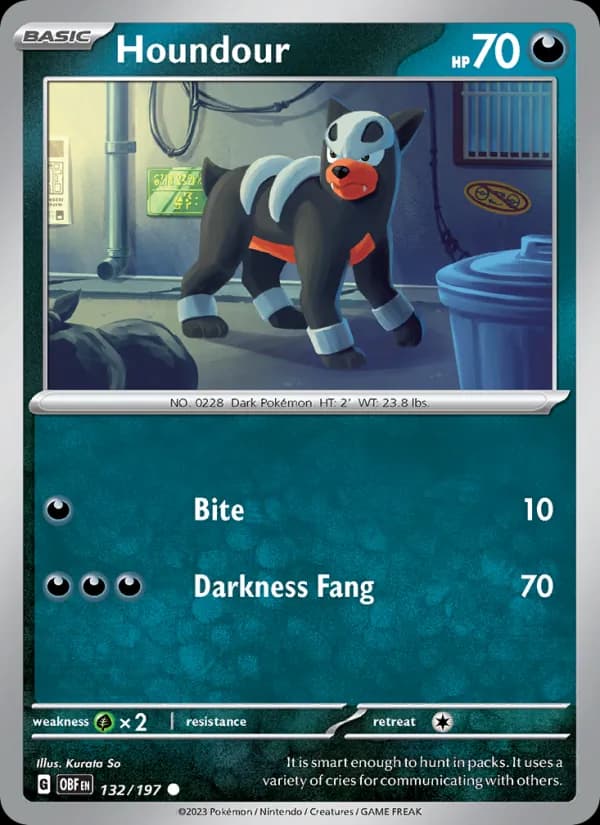 Houndour — изображение карты