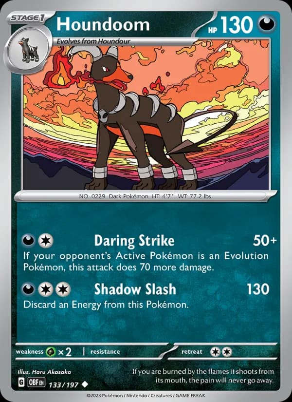 Houndoom — изображение карты