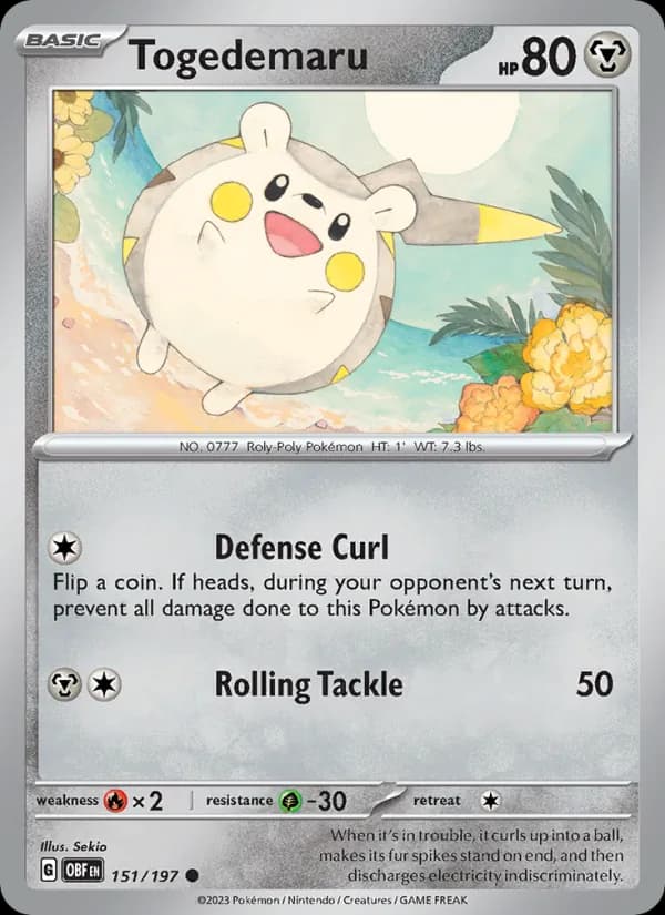 Togedemaru — изображение карты