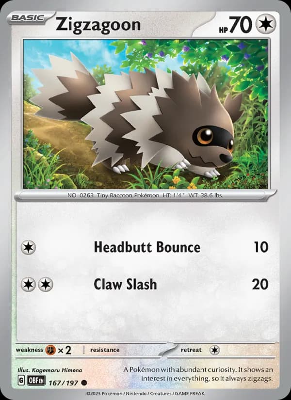 Zigzagoon — изображение карты