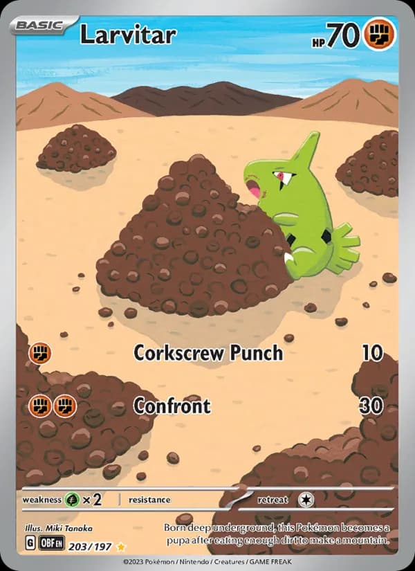 Larvitar — изображение карты