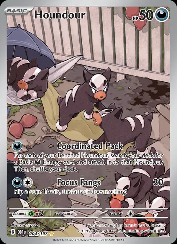 Houndour — изображение карты