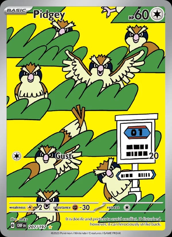 Pidgey — изображение карты