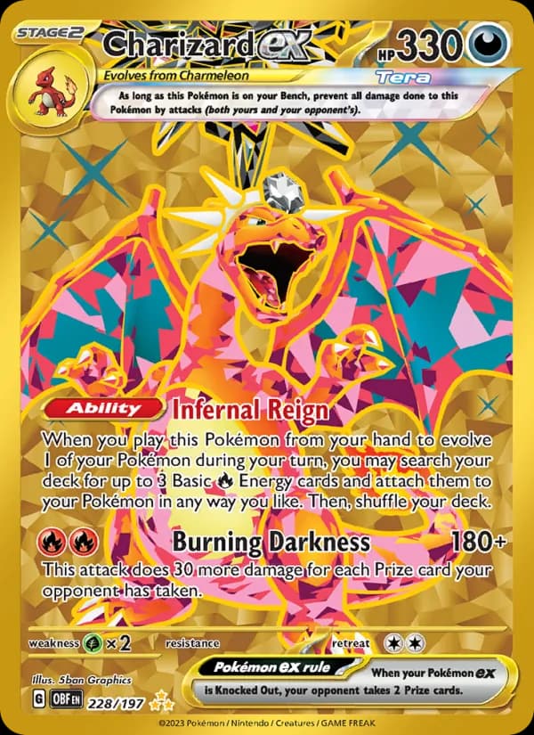 Charizard ex — изображение карты