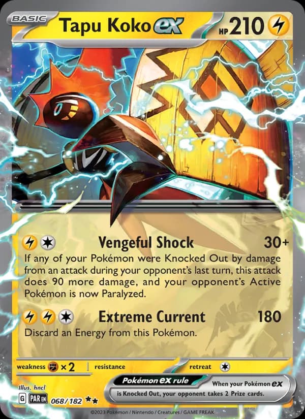 Tapu Koko ex — изображение карты