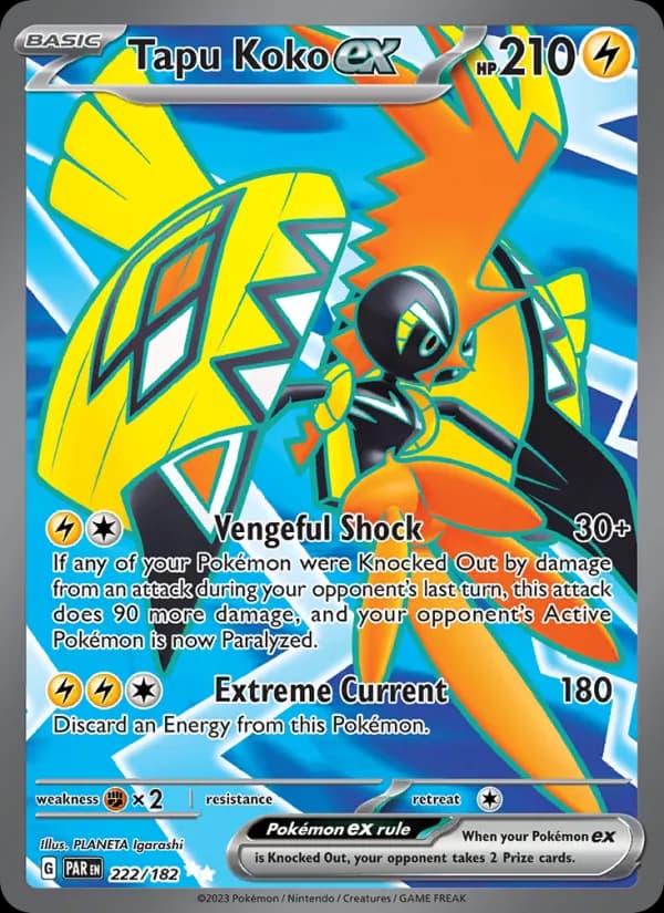 Tapu Koko ex — изображение карты