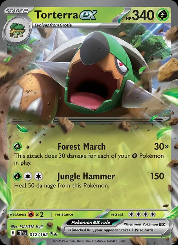 Torterra ex — изображение карты