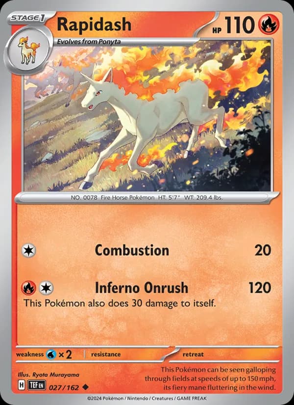 Rapidash — изображение карты