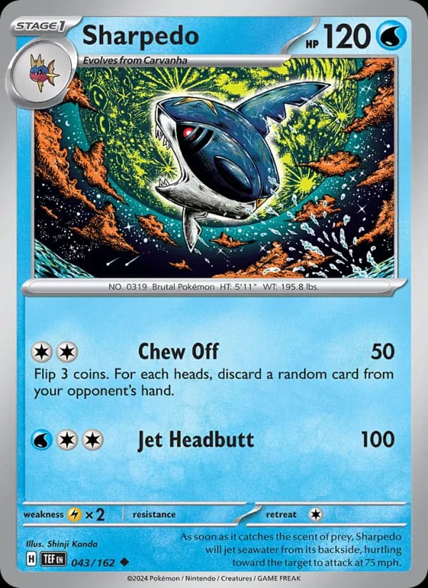 Sharpedo — изображение карты