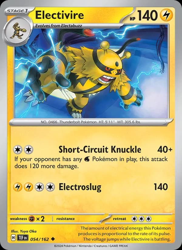 Electivire — изображение карты