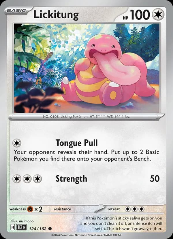 Lickitung — изображение карты