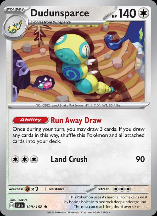 Dudunsparce — изображение карты