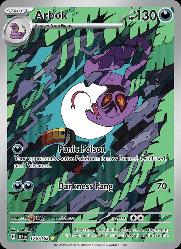 Arbok — изображение карты