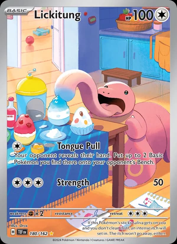 Lickitung — изображение карты