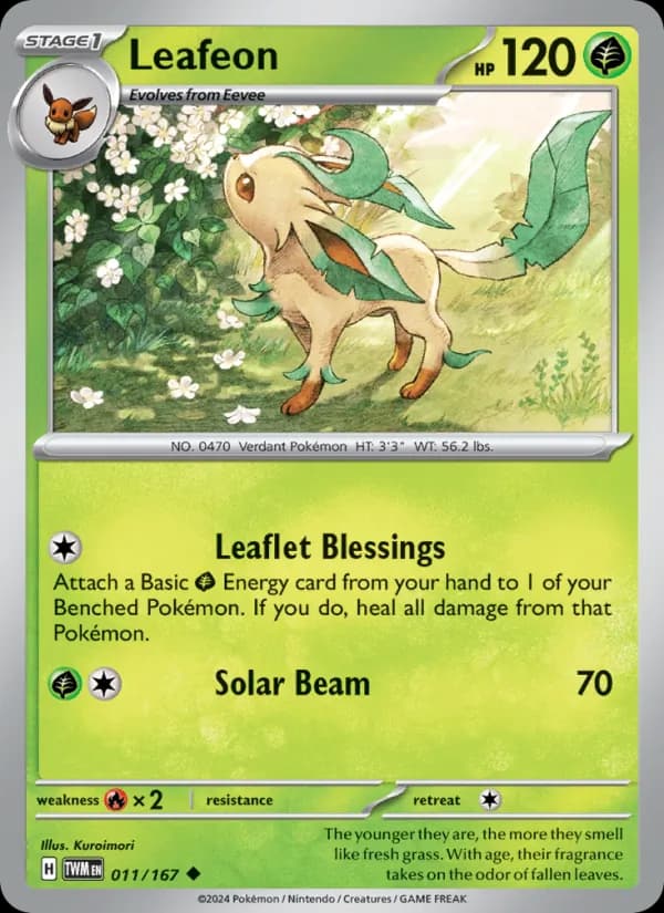 Leafeon — изображение карты