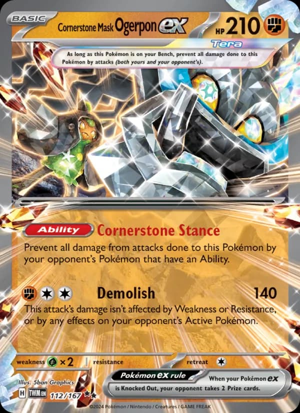 Cornerstone Mask Ogerpon ex — изображение карты