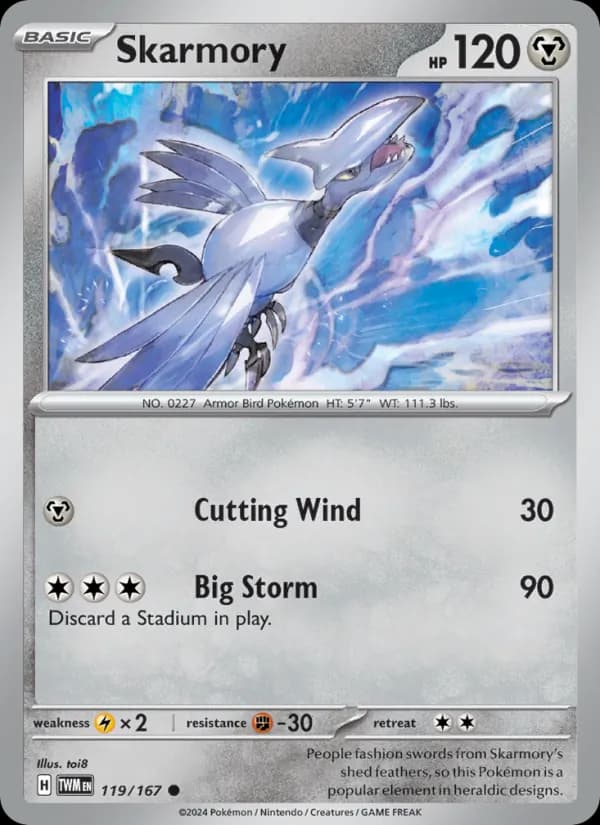 Skarmory — изображение карты