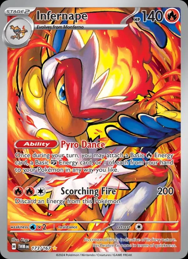 Infernape — изображение карты