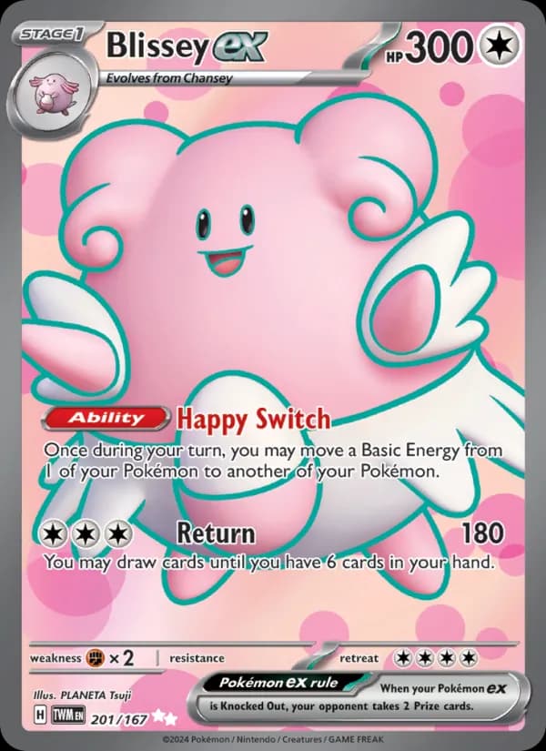 Blissey ex — изображение карты