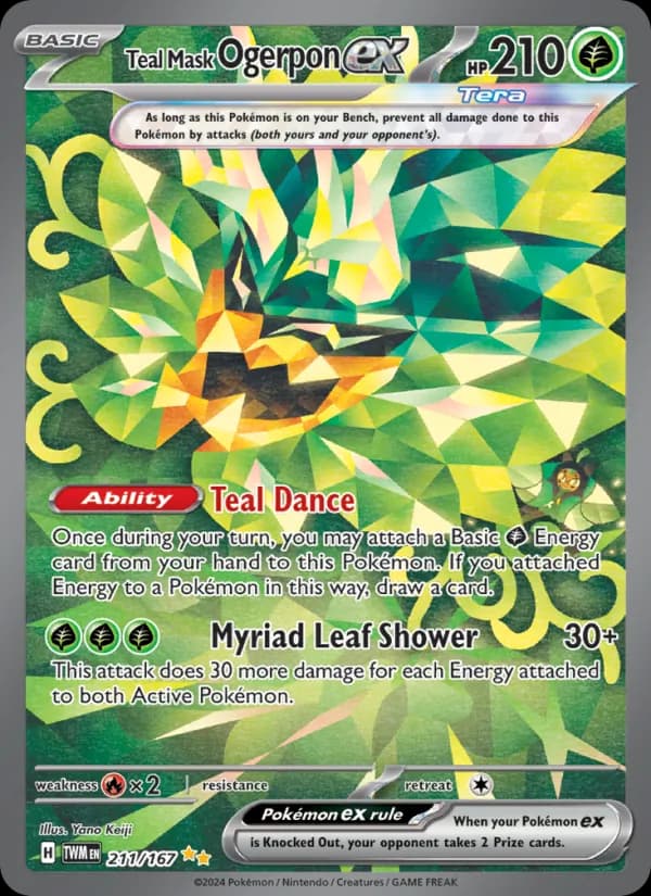 Teal Mask Ogerpon ex — изображение карты