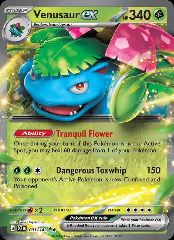 Venusaur ex — изображение карты
