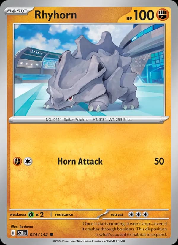 Rhyhorn — изображение карты