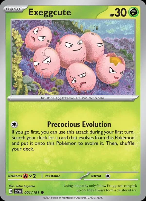 Exeggcute — изображение карты
