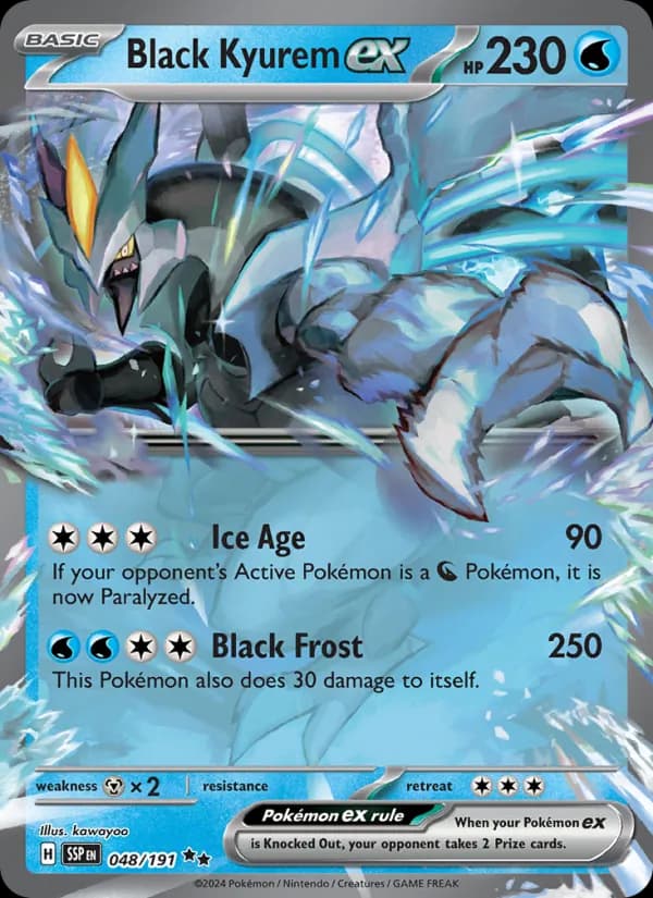 Black Kyurem ex — изображение карты
