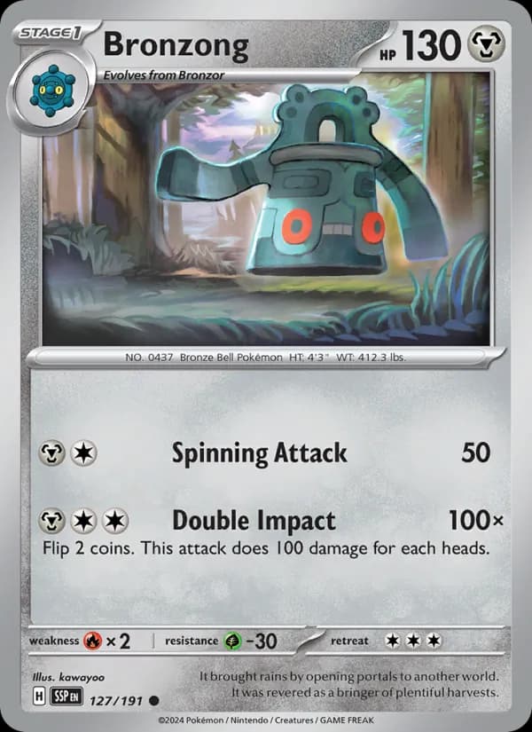 Bronzong — изображение карты