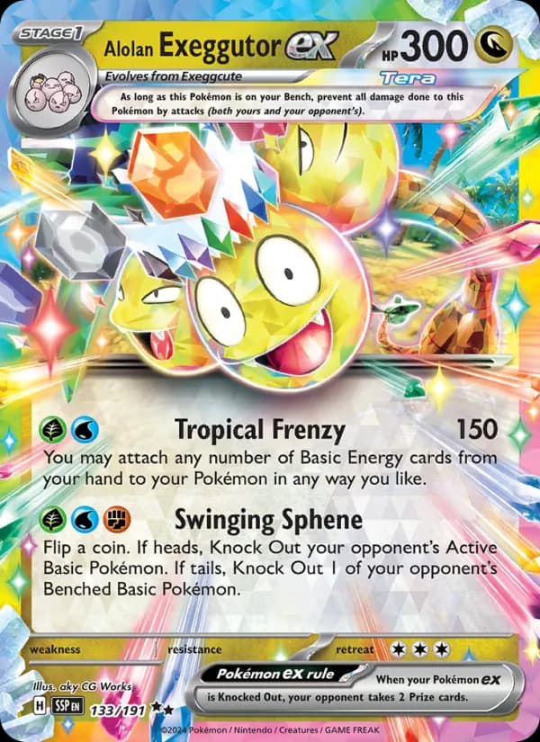 Alolan Exeggutor ex — изображение карты