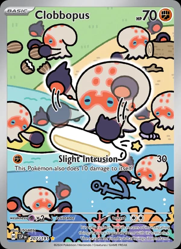 Clobbopus — изображение карты
