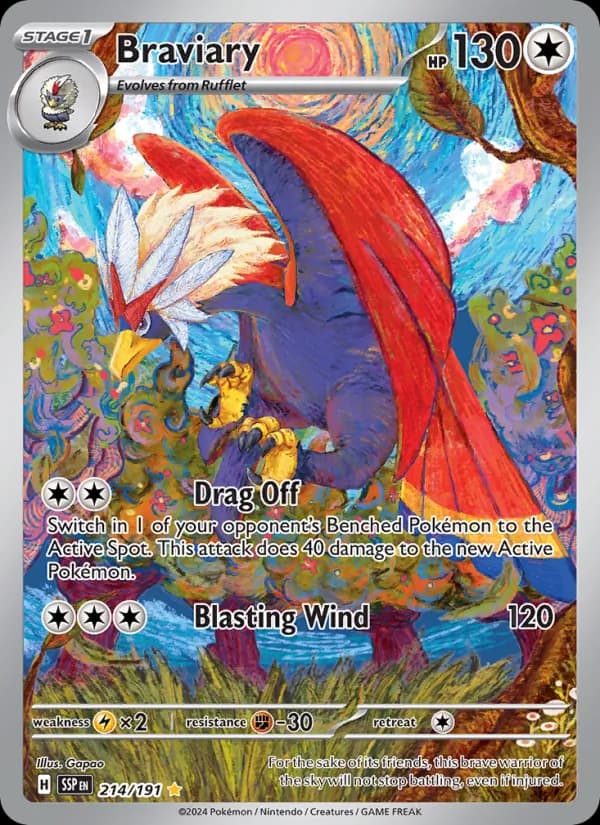 Braviary — изображение карты