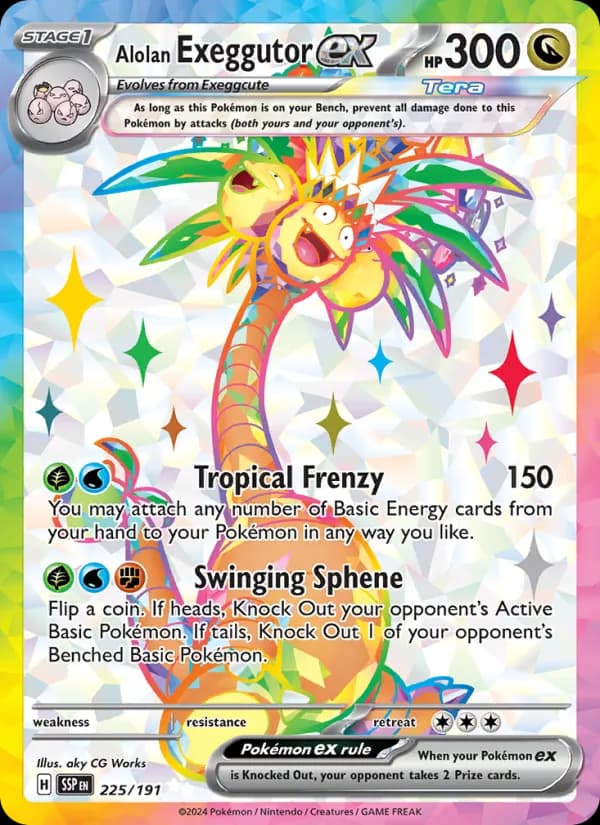 Alolan Exeggutor ex — изображение карты