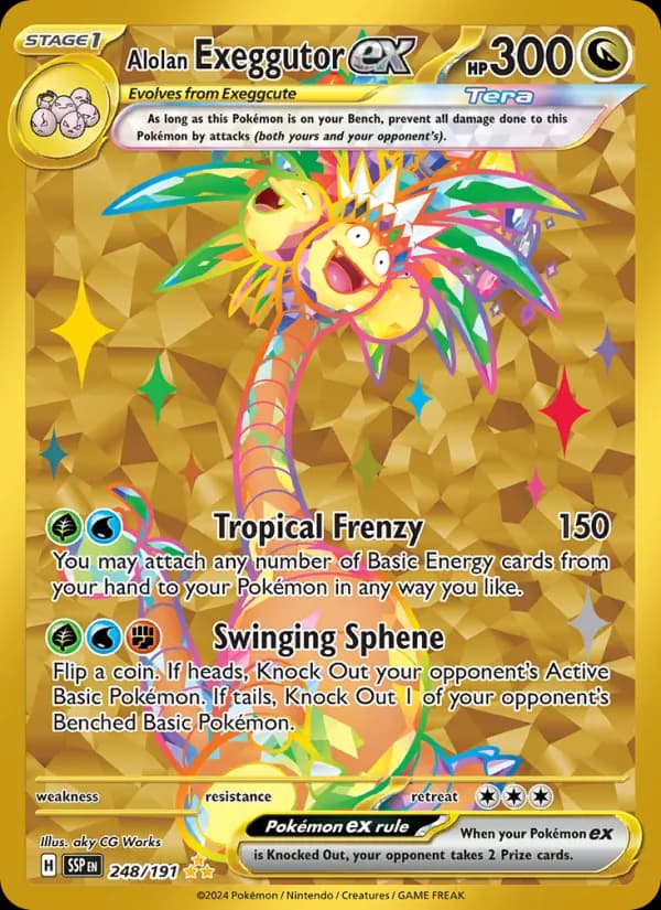 Alolan Exeggutor ex — изображение карты