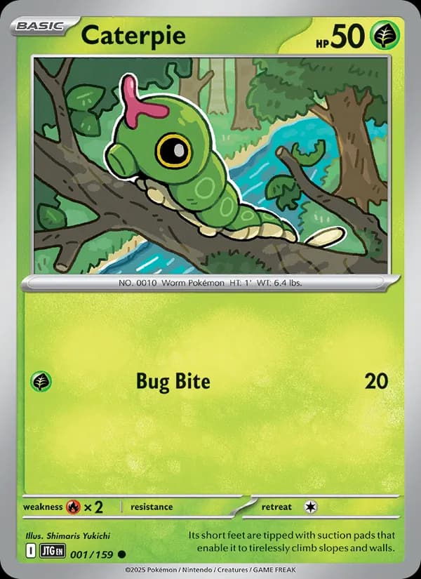 Caterpie — изображение карты