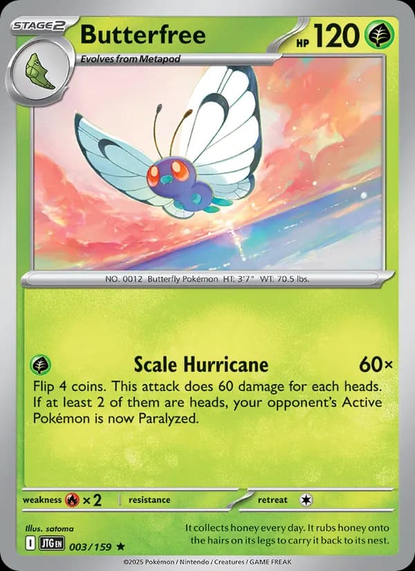 Butterfree — изображение карты