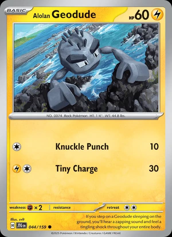 Alolan Geodude — изображение карты