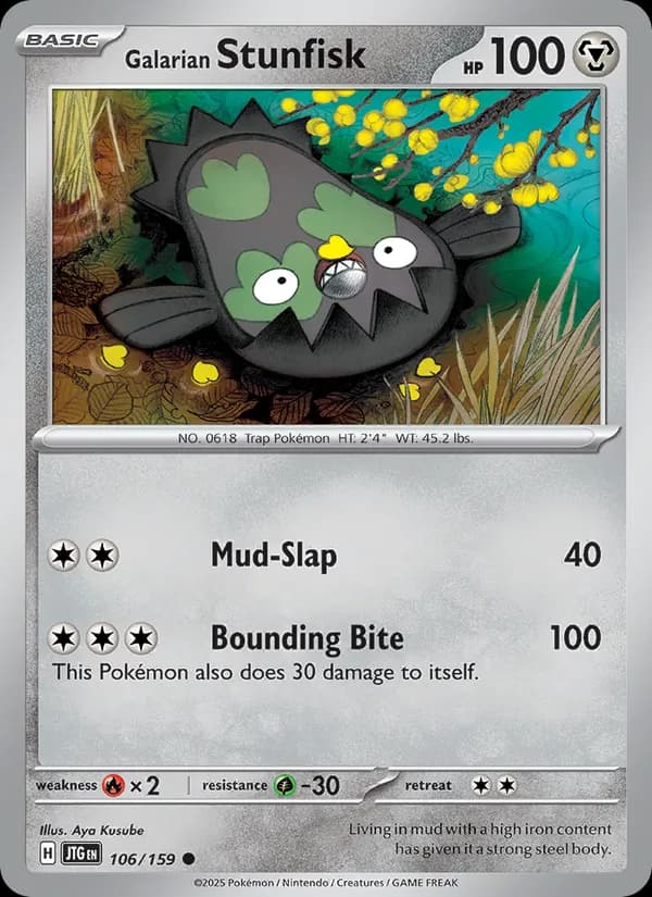 Galarian Stunfisk — изображение карты